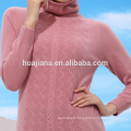 2016 new design woman's turtleneck sweater